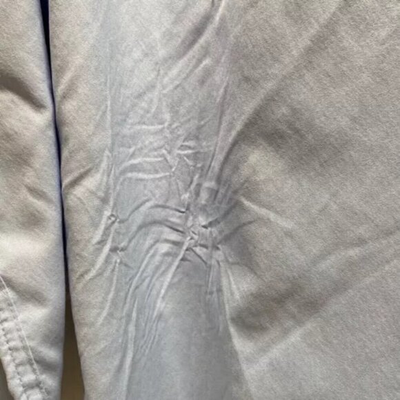 Express Button Up Men's Large Light Blue Extra Slim Fit Performance Lightweight - Picture 2 of 7